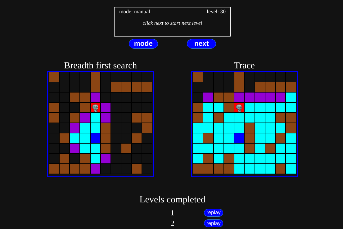 Pathfinding game demo